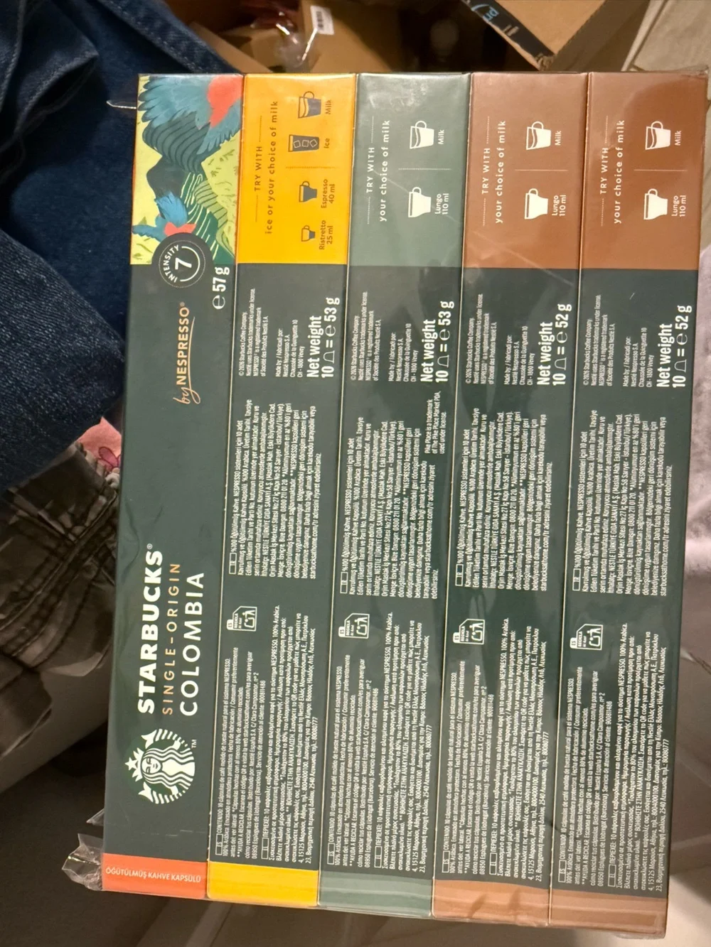 36 assorted Starbucks Coffee Nespresso Capsules Box NEW